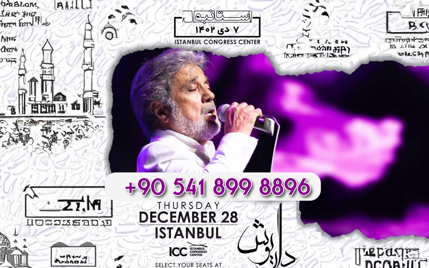 کنسرت داریوش استانبول 1402